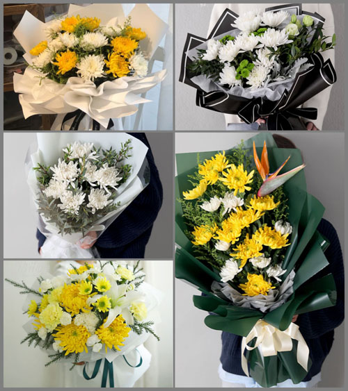江苏镇江句容市宝华镇和平村白事花束代送